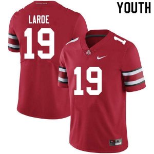 Youth Ohio State Buckeyes #19 Jagger LaRoe Scarlet Nike NCAA College Football Jersey Super Deals MNQ1644SA